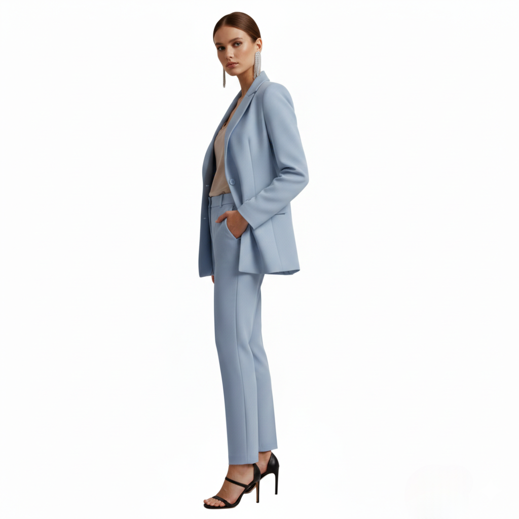 Linda | Women's Double Breasted Blazer Suit Set
