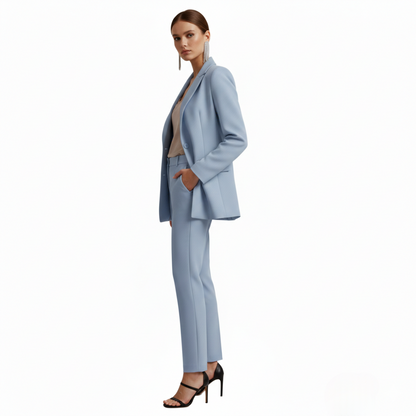 Linda | Women's Double Breasted Blazer Suit Set
