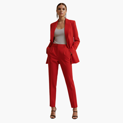 Linda | Women's Double Breasted Blazer Suit Set