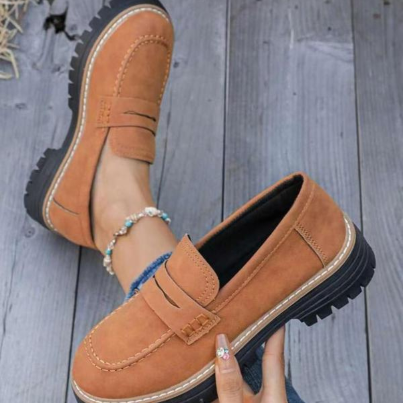 Michelle | Women's Chunky Platform Loafers