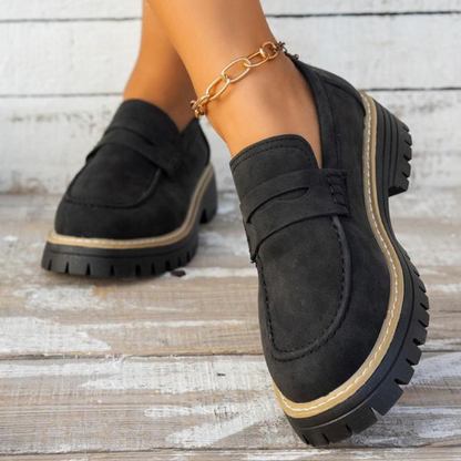 Michelle | Women's Chunky Platform Loafers