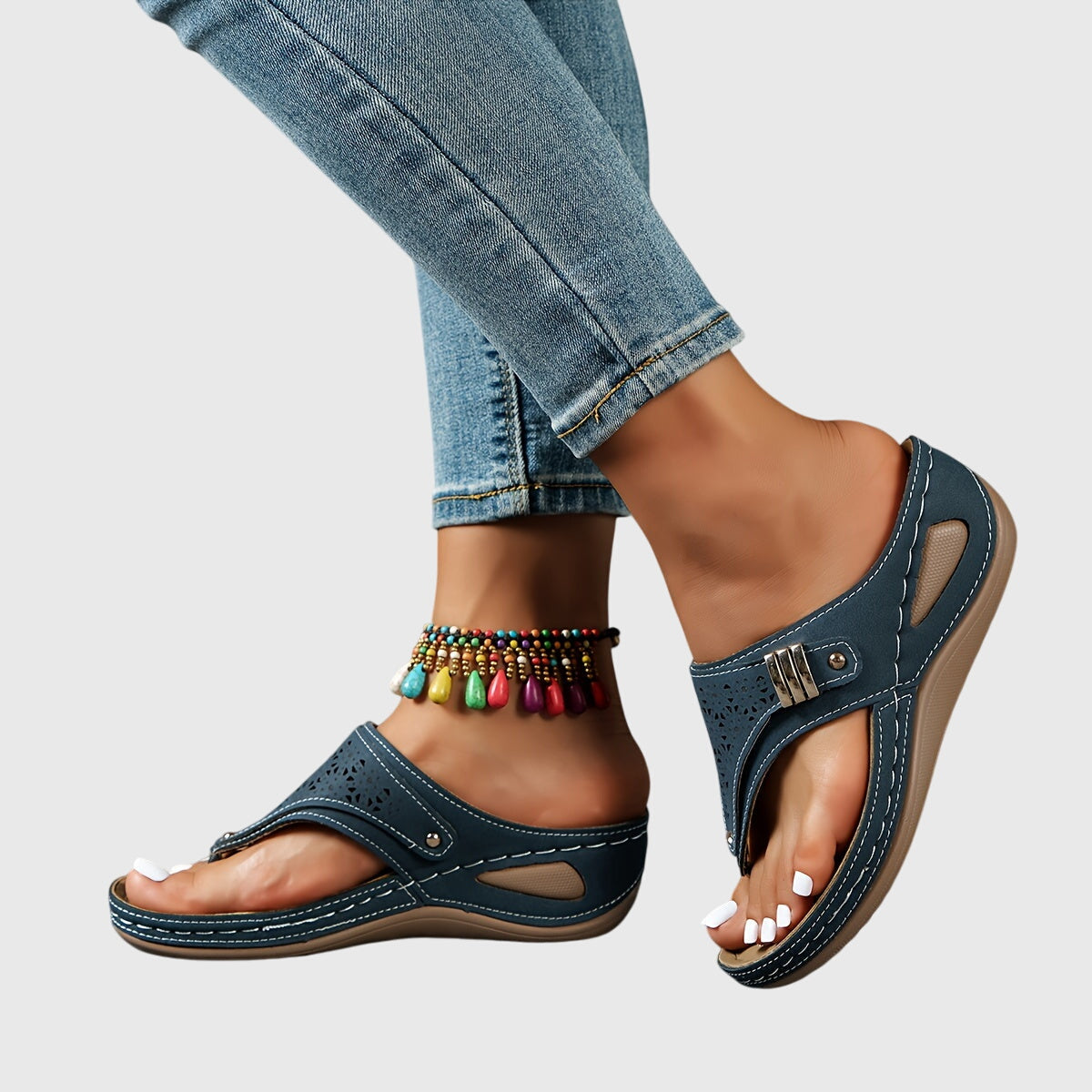 Reagan | Women's Platform Ankle Strap Sandals