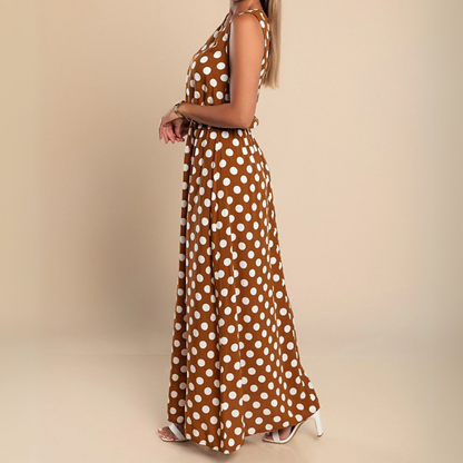 Lillian | Polka Dot Maxi Dress
