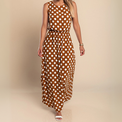 Lillian | Polka Dot Maxi Dress