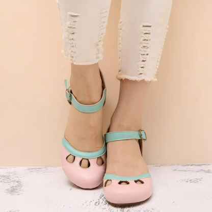 Shelby | Cozy Low-Heeled Sandals