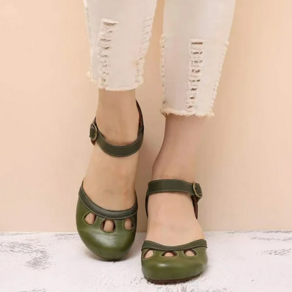 Shelby | Cozy Low-Heeled Sandals