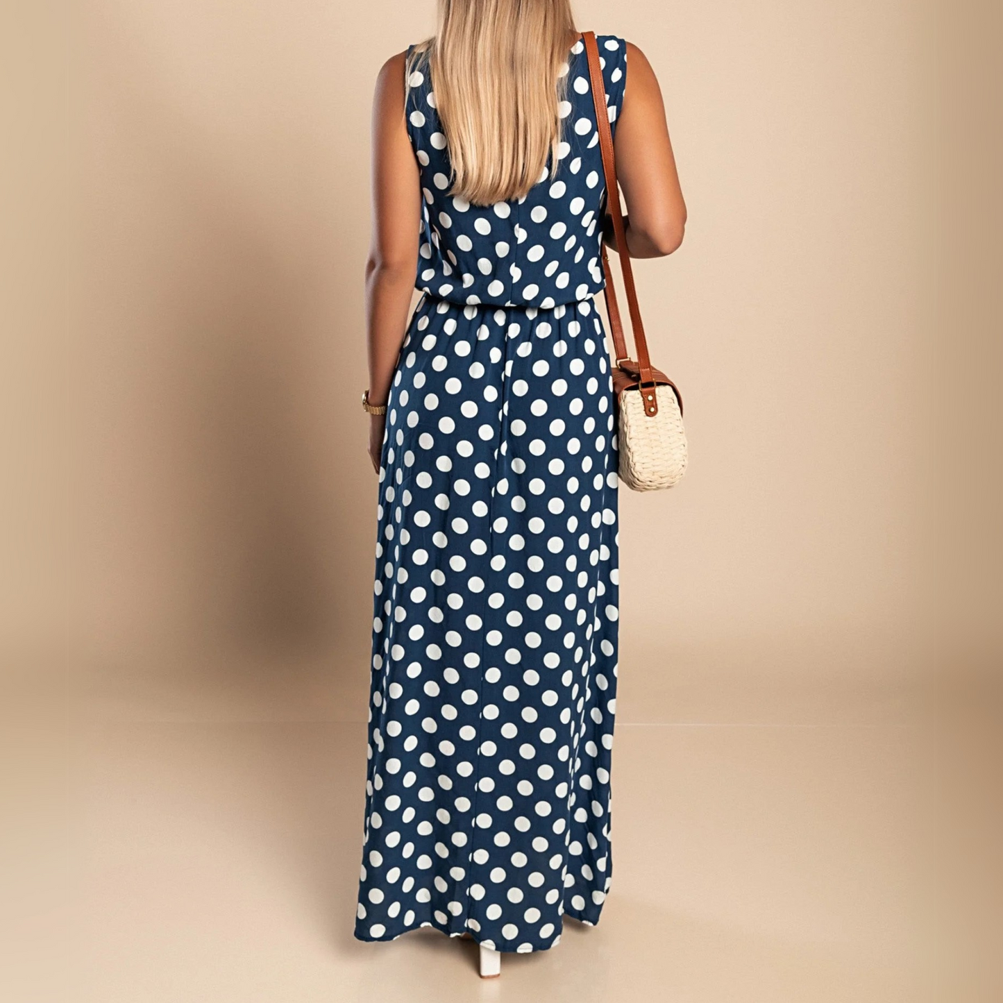 Lillian | Polka Dot Maxi Dress