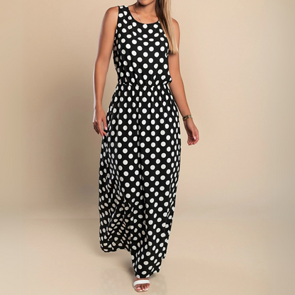 Lillian | Polka Dot Maxi Dress