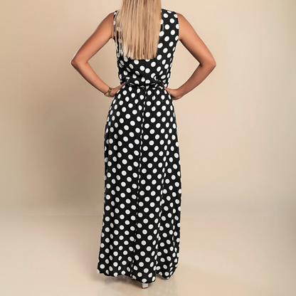 Lillian | Polka Dot Maxi Dress