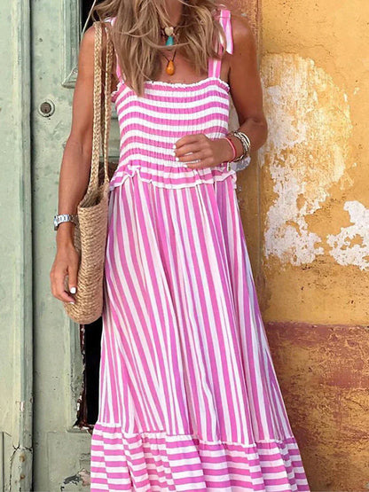 Lucy | Refined Striped Summer Dress