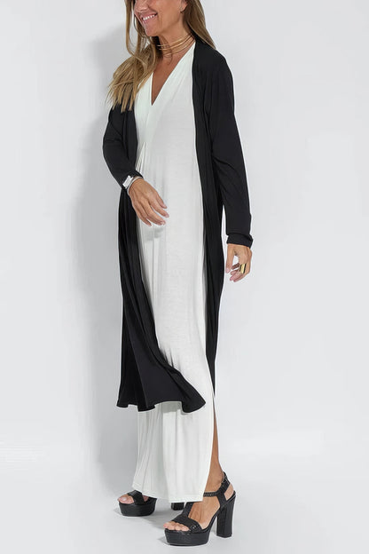 Courtney | Refined Long Dress with Coordinated Cardigan