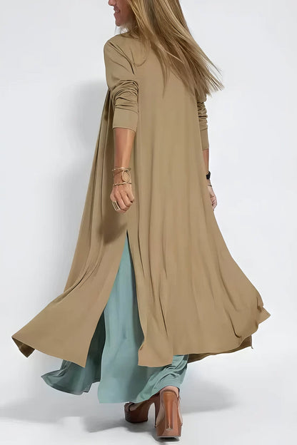 Courtney | Refined Long Dress with Coordinated Cardigan